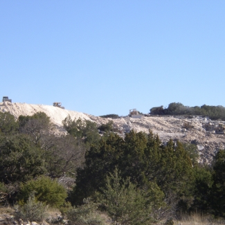Building Rock Location in Edwards County